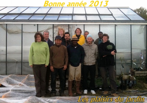 Plaisirs du jardin voeux 2013